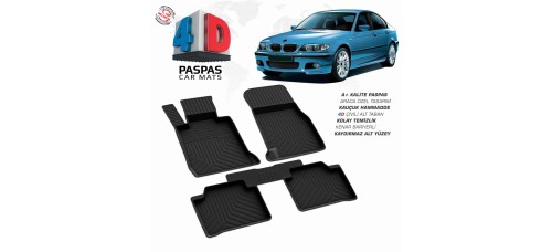 Bmw 3 Serisi, E46, 4D Havuzlu Paspas, 1998-2005