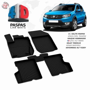 Dacia, Sandero 2, 4D Havuzlu Paspas, 2013-2020