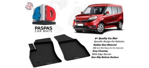 Fiat Doblo 2 Van, 4D Havuzlu Paspas 2009-2022 ON 