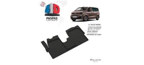 Fiat Scudo-Ulysee 4D Havuzlu Paspas 2022 ve Üzeri