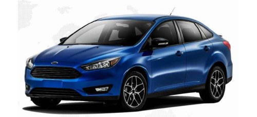 Ford, Focus 3.5, Pool Design Rubber Car Mat, 2015-2019