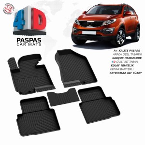 Kia Sportage 3 4D Havuzlu Paspas 2010-2016