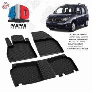 Mercedes Citan1 W 415 4D Havuzlu Paspas 2012-2021 