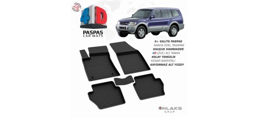 Mitsubishi Pajero 4D Havuzlu Paspas 2000-2006 Arası