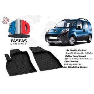 Peugeot Bipper Van 4D Havuzlu Paspas 2008-