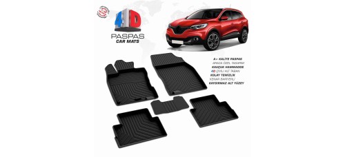 Renault, Kadjar, 4D Havuzlu Paspas, 2014-2018 Arası