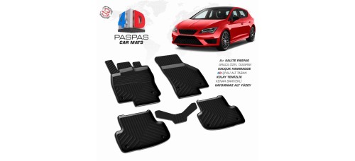 Seat Leon 3 4D Havuzlu Paspas 2013-2020