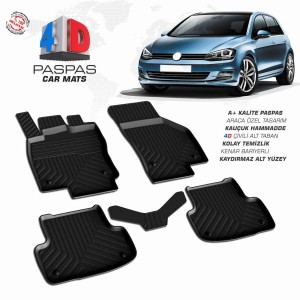 Volkswagen, Golf 7, 4D Havuzlu Paspas, 2013-2020