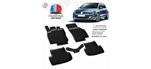 Volkswagen, Golf 7, 4D Havuzlu Paspas, 2013-2020