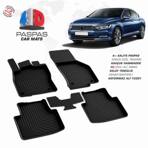 Volkswagen Passat B8 4D Havuzlu Paspas 2015-2019