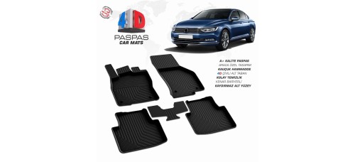 Volkswagen, Passat, B8, 4D Havuzlu Paspas, 2015-2019