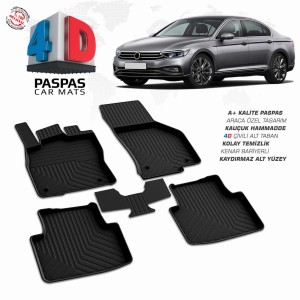 Volkswagen Passat B8.5 4D Havuzlu Paspas 2019-2024