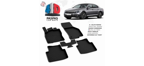 Volkswagen Passat B8.5 4D Havuzlu Paspas 2019-2024