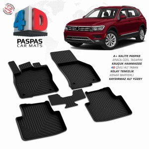 Volkswagen Tiguan 2 4D Havuzlu Paspas 2016-2023