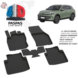 Volkswagen Tiguan 3 4D Havuzlu Paspas 2024-