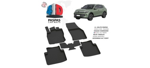 Volkswagen Tiguan 3 4D Havuzlu Paspas 2024-